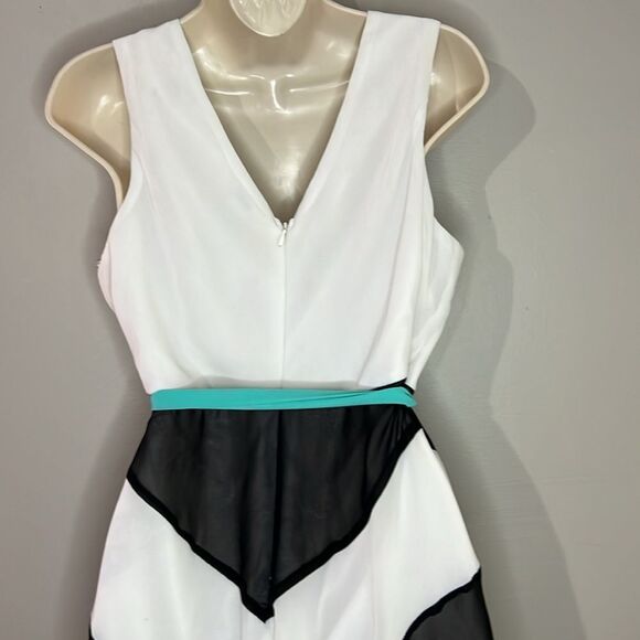 Charming Charlie sleeveless belted chevron print dress - Picture 9 of 9